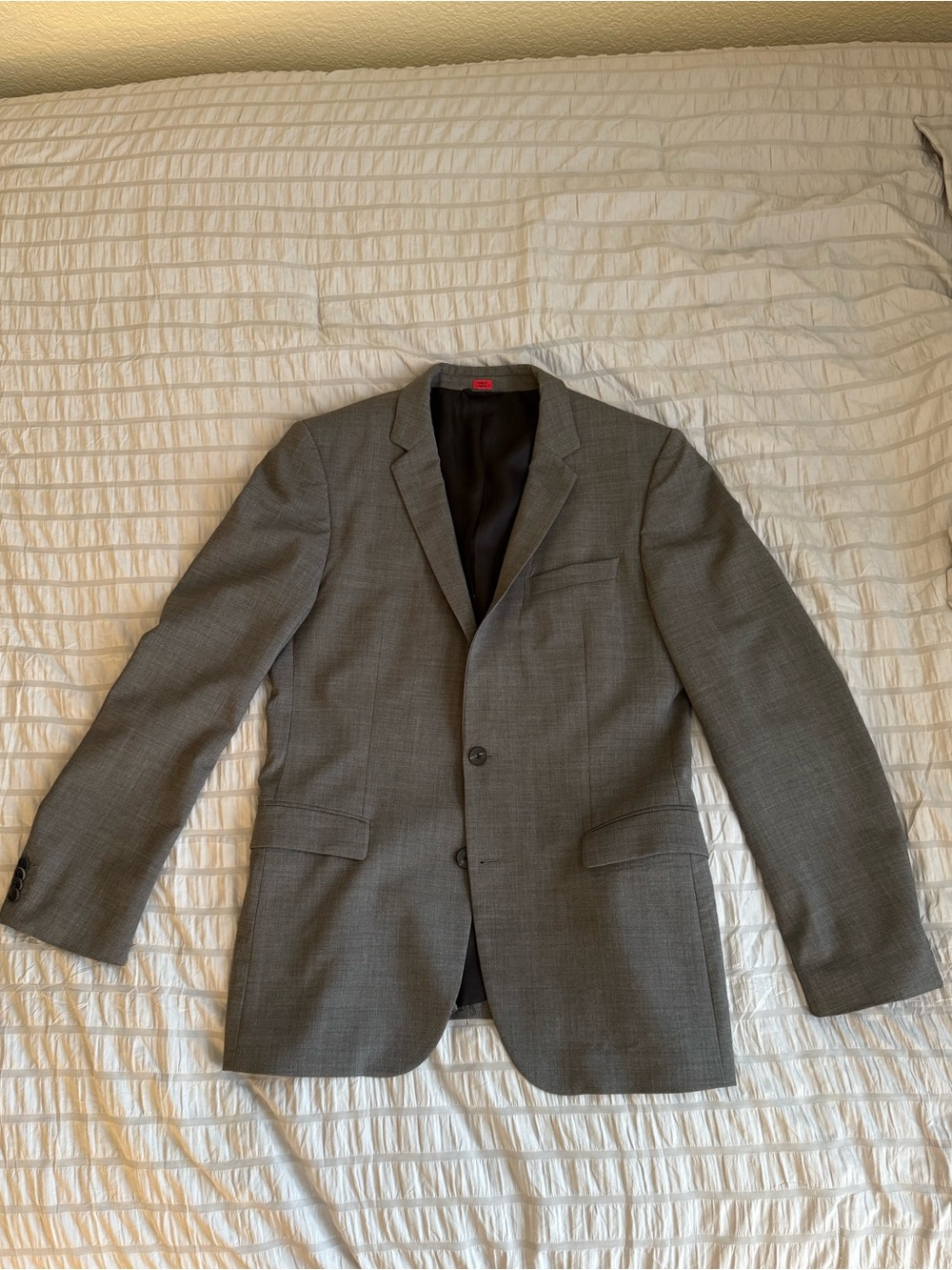Hugo boss charcoal grey suit
